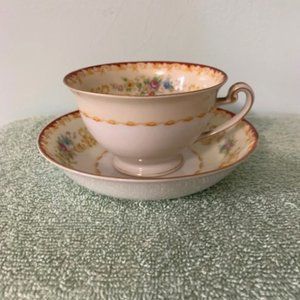 Vintage Ransom China Teacup and Saucer